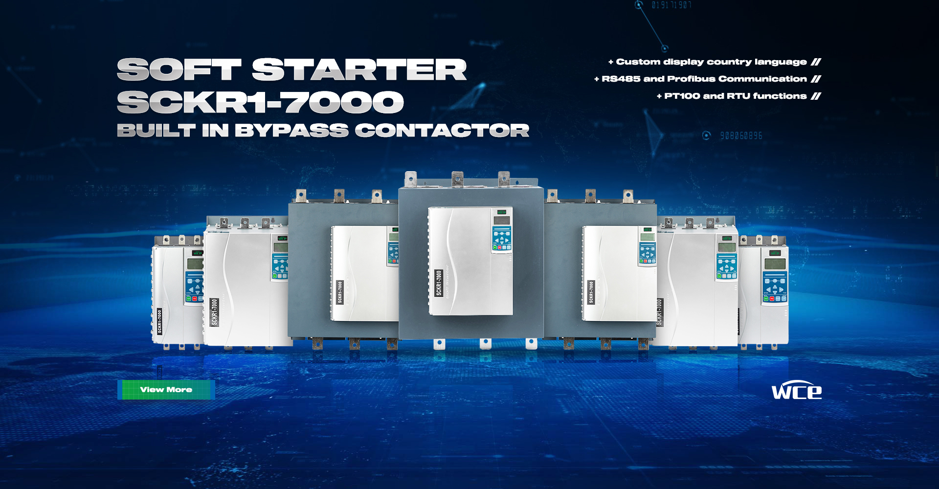 SCKKR1-7000 seeria pehme starteri omadused